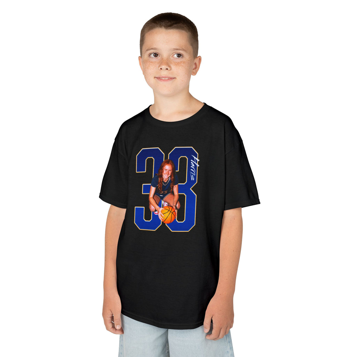 Addison Harris Player Icon Number Kids Tee