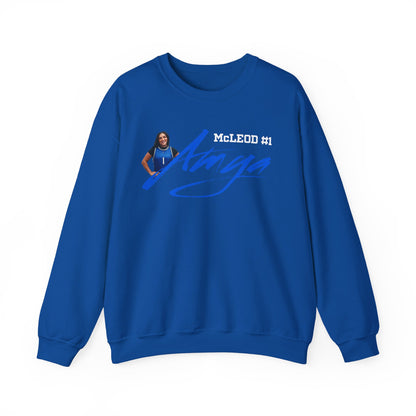 Amya McLeod Cursive Name & Number Crewneck Sweatshirt
