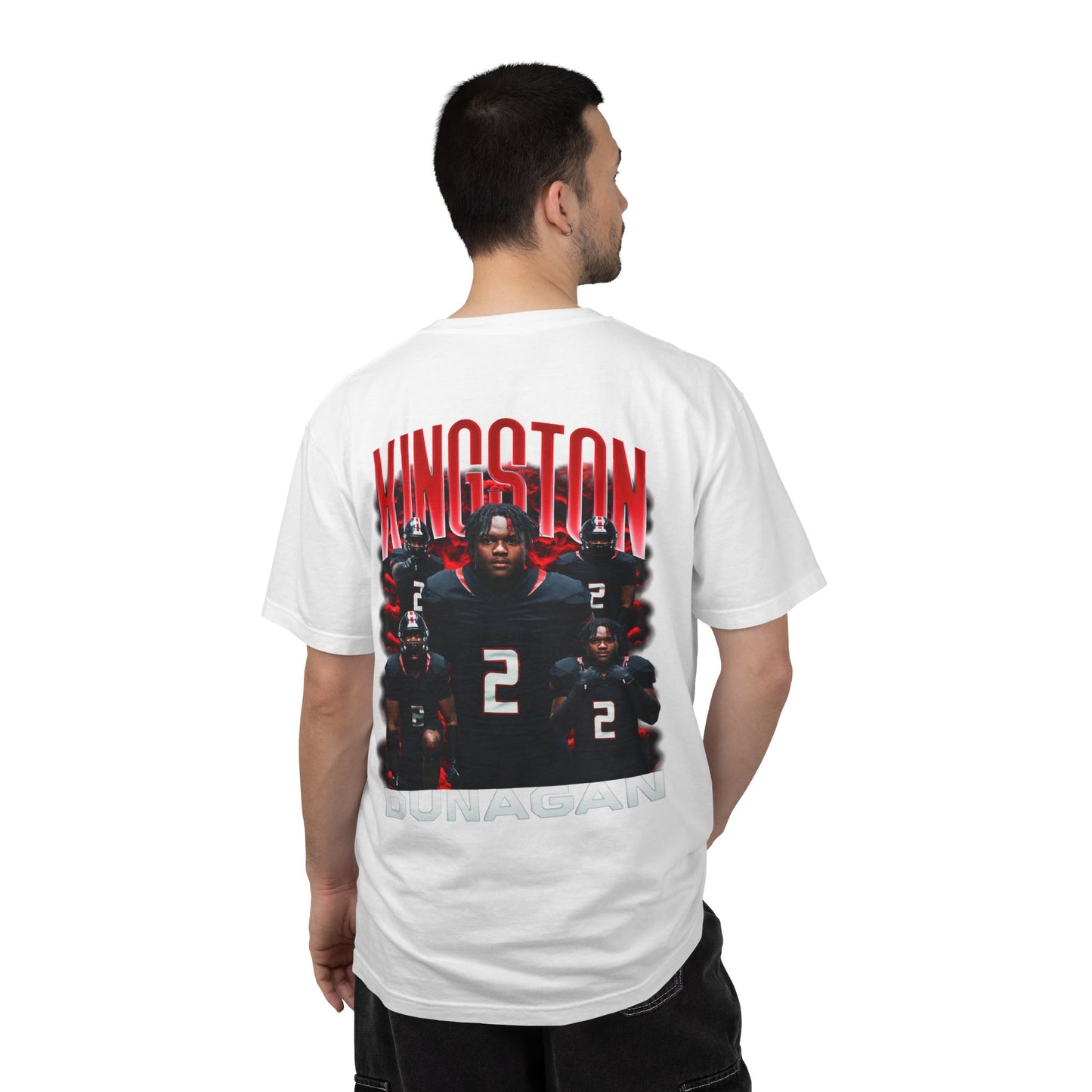 Kingston Dunagan Logo Front & Back Premium Tee