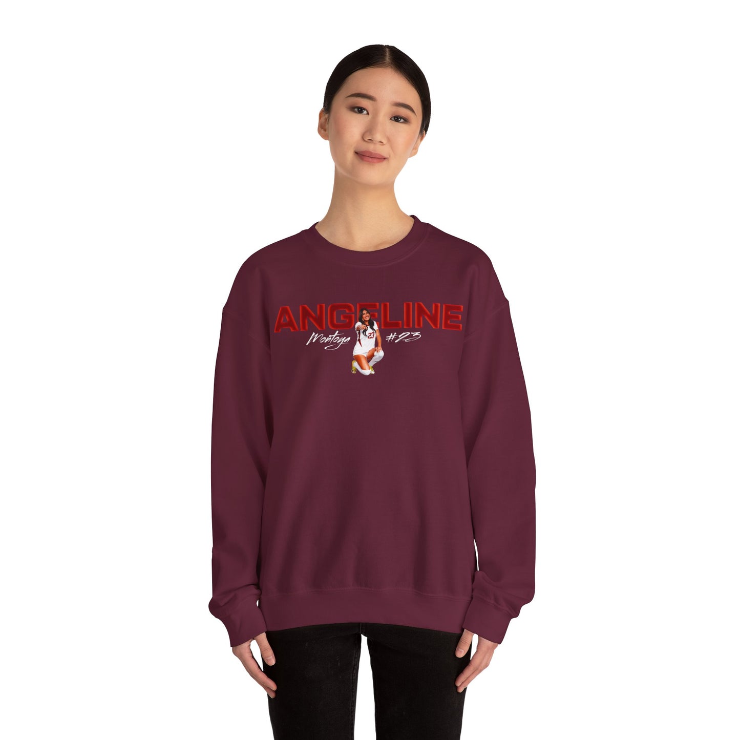Angeline Montoya Lowkey Crewneck Sweatshirt
