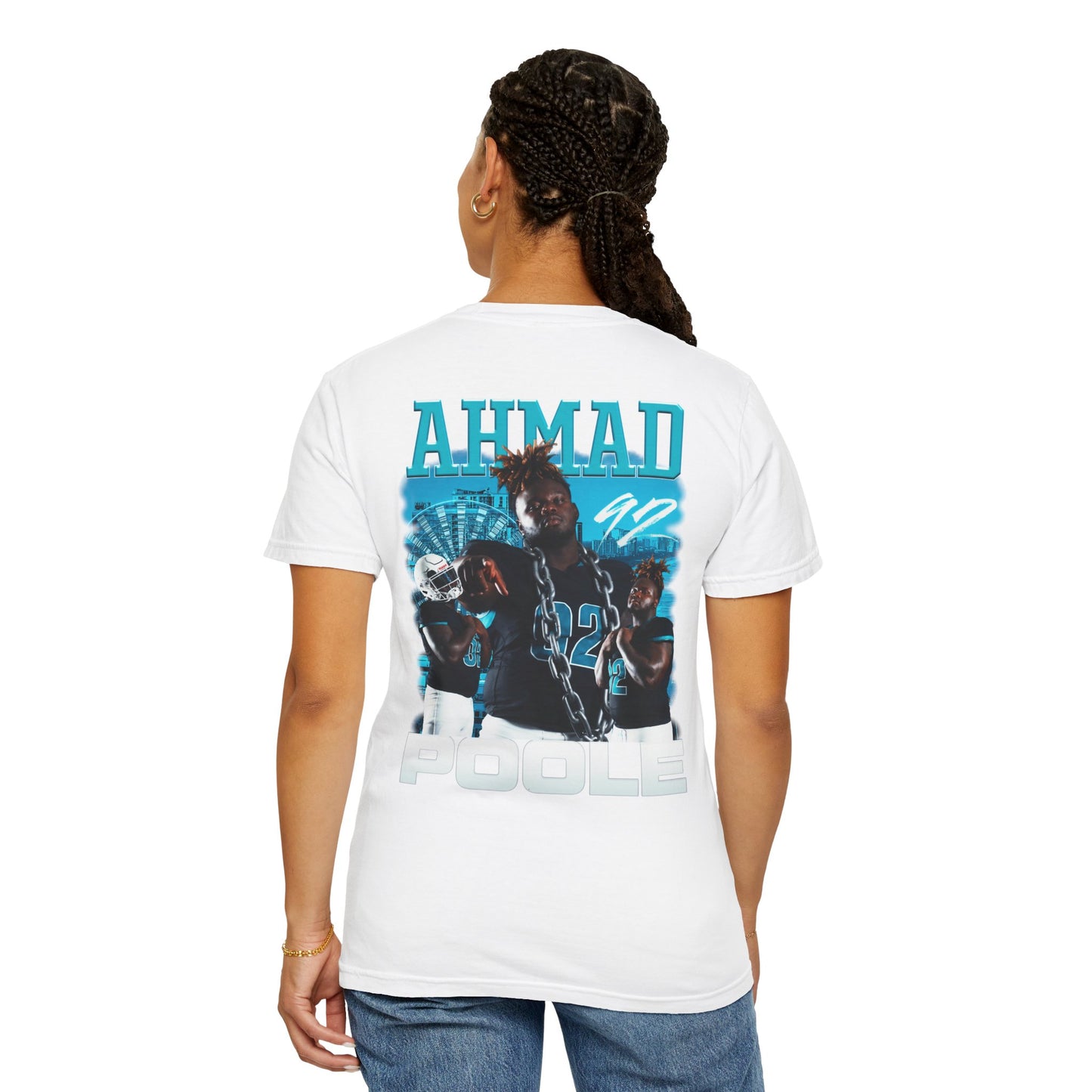 Ahmad Poole Logo Front & Back Premium Tee