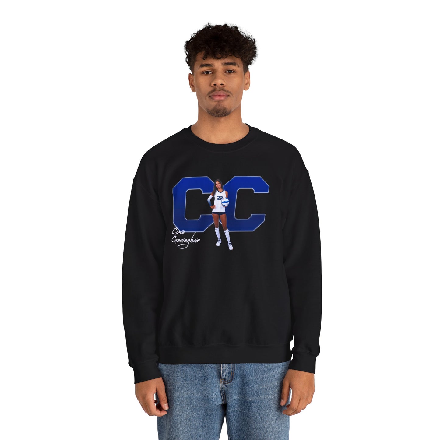 Ciara Cunningham Big Initials Crewneck Sweatshirt
