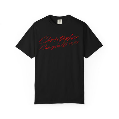 Christopher Campbell Cursive Name & Number Premium Tee