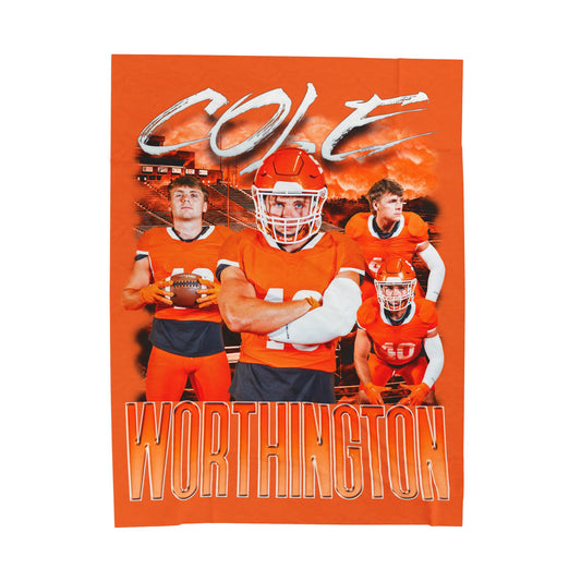 Cole Worthington 60"-80" Plush Blanket