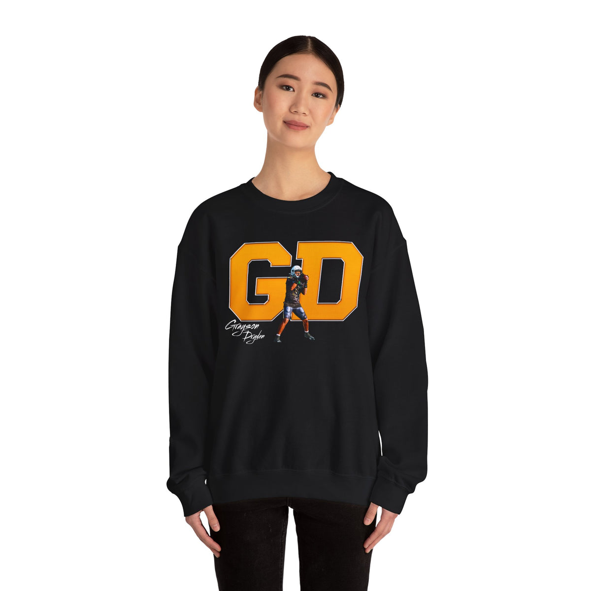 Grayson Dryden Big Initials Crewneck Sweatshirt