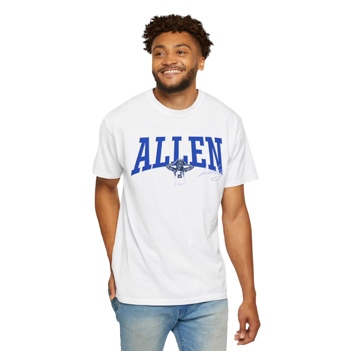 Landry Allen Curved Combo Colored Premium Tee