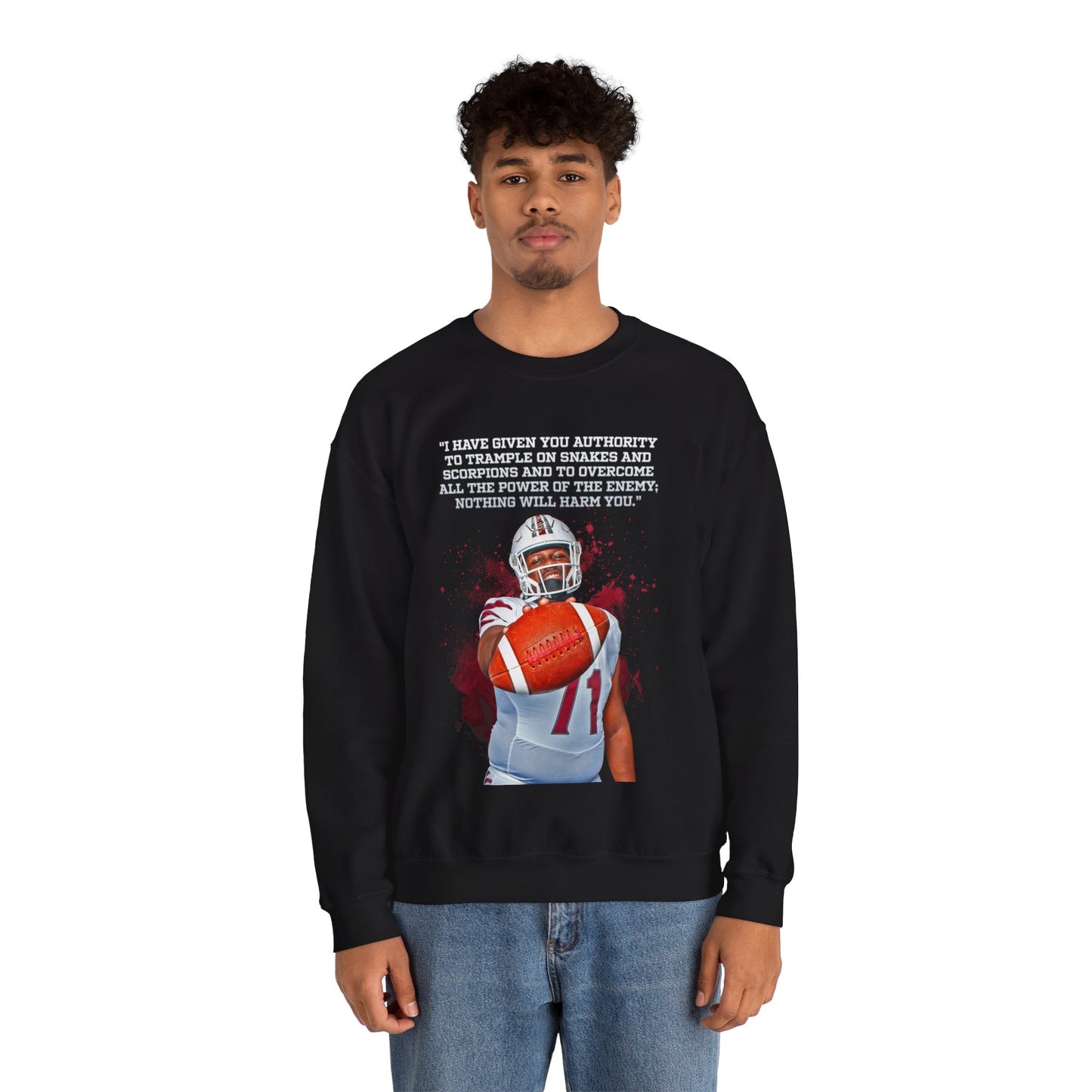 Khalil Cox Featured Quote Crewneck Sweatshirt