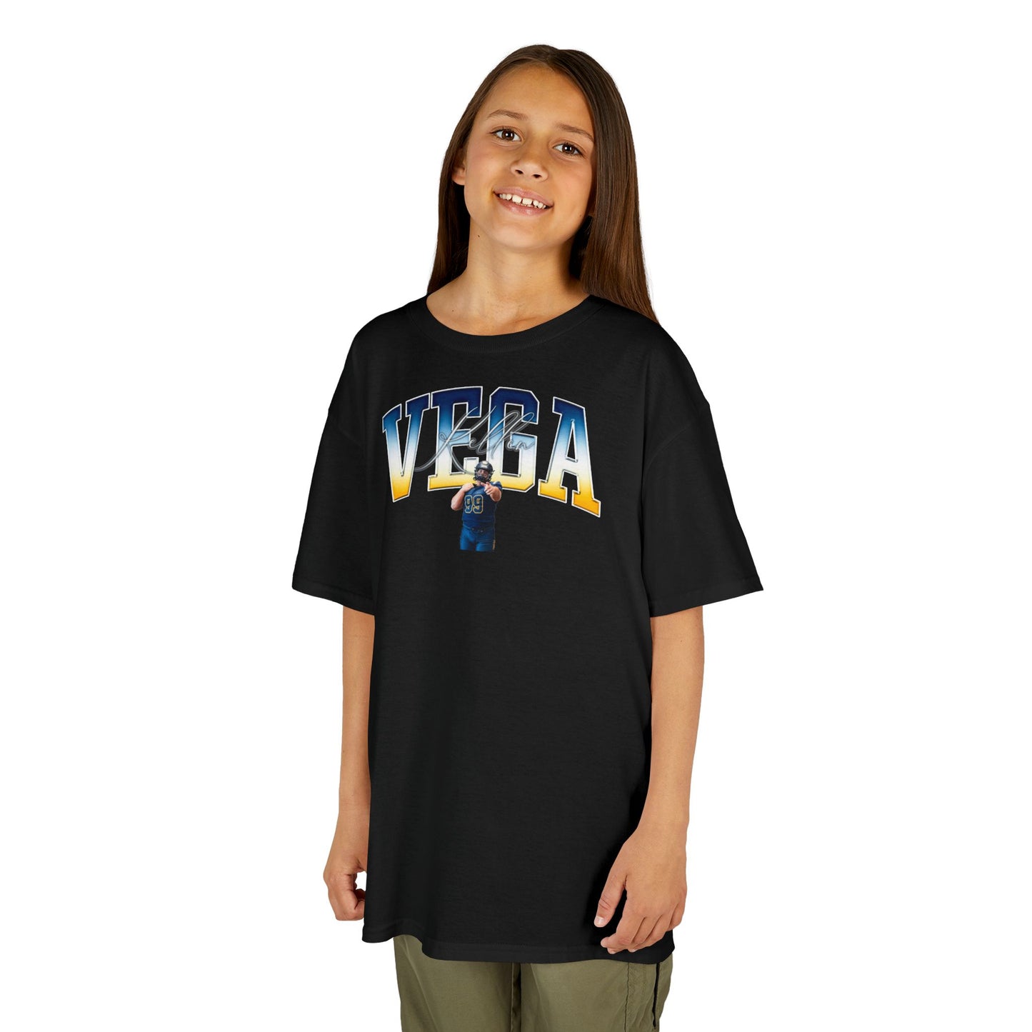 Kellen Vega Big Last Name Kids Tee