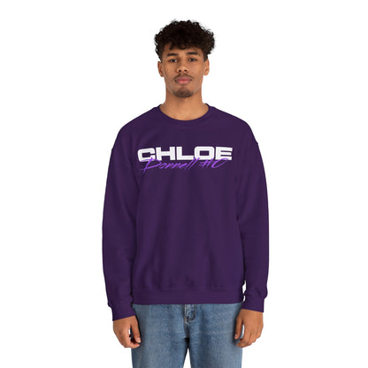 Chloe Donnell Cursive Name & Number Crewneck Sweatshirt