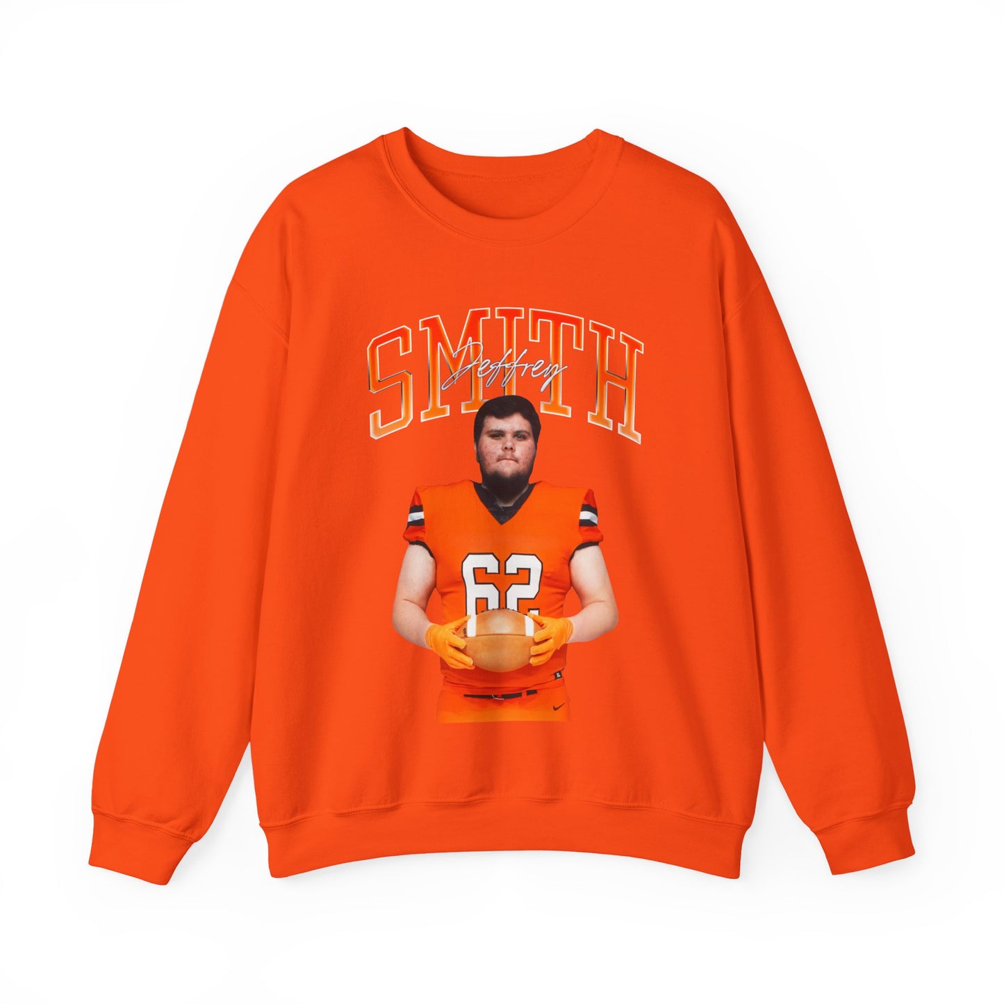 Jeffrey Smith Curved Combo Colored Crewneck Sweatshirt