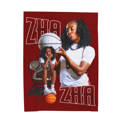 Zha Harris 60"-80" Plush Blanket