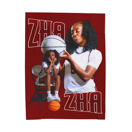 Zha Harris 60"-80" Plush Blanket