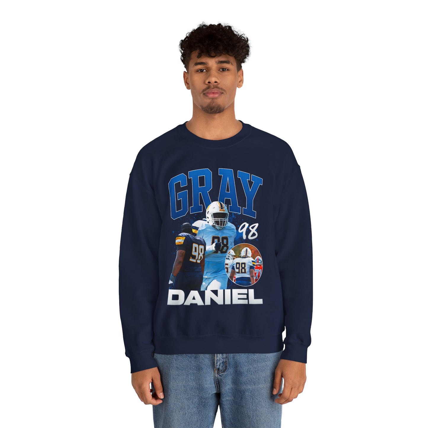Daniel Gray Last Name Highlight Crewneck Sweatshirt