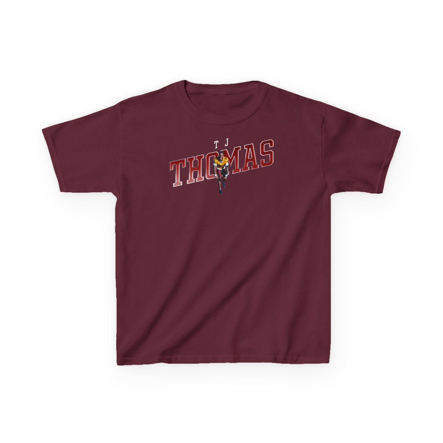 TJ Thomas Cursive Combo Kids Tee