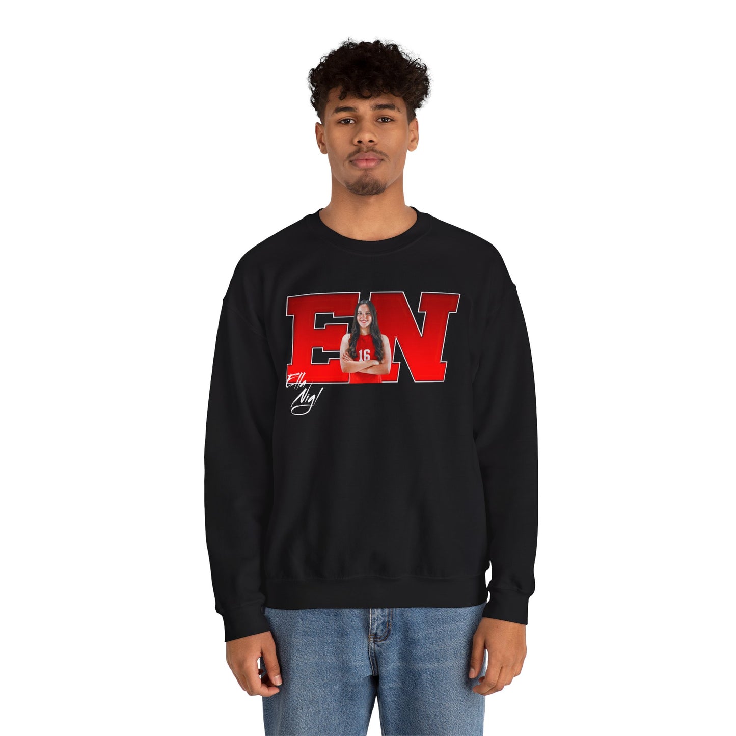 Ella Nigl Big Initials Crewneck Sweatshirt