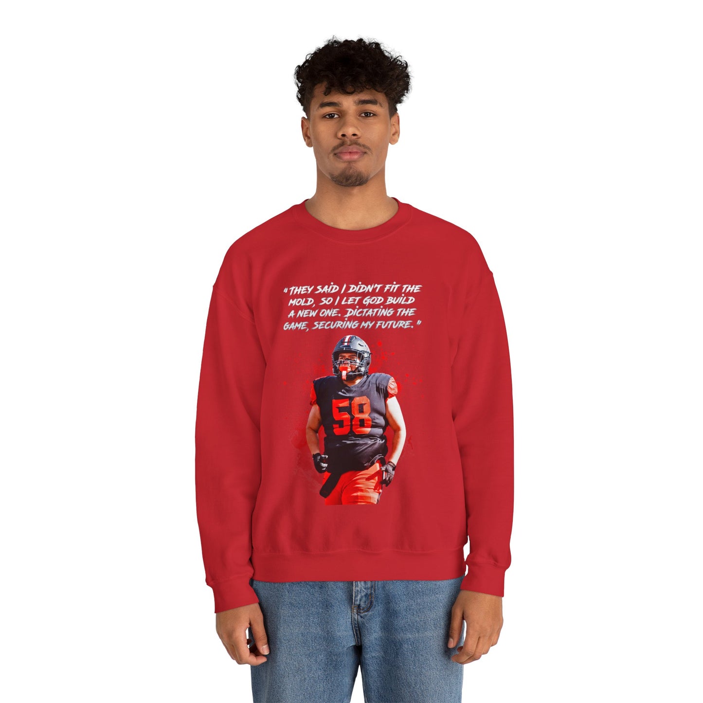 Lenard Alvarez Featured Quote Crewneck Sweatshirt