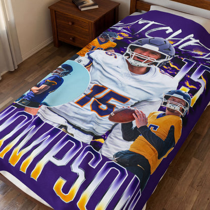 Mitchell Thompson 60"-80" Plush Blanket