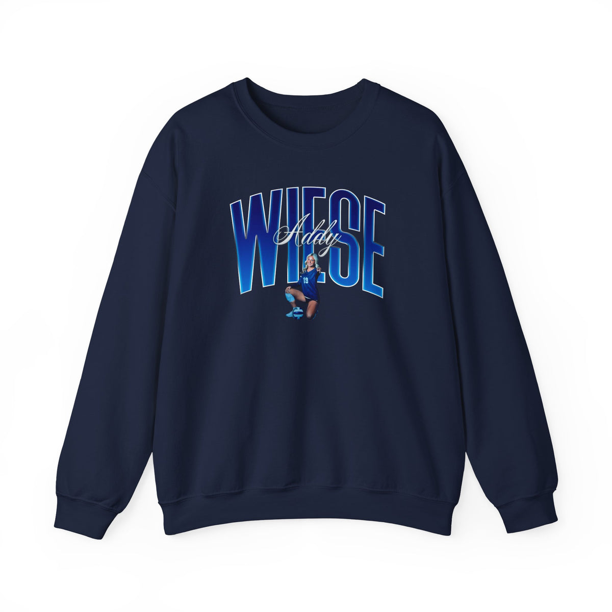 Addy Wiese Big Last Name Crewneck Sweatshirt