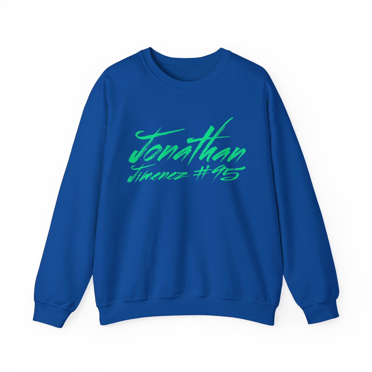 Jonathan Jimenez Cursive Name & Number Crewneck Sweatshirt
