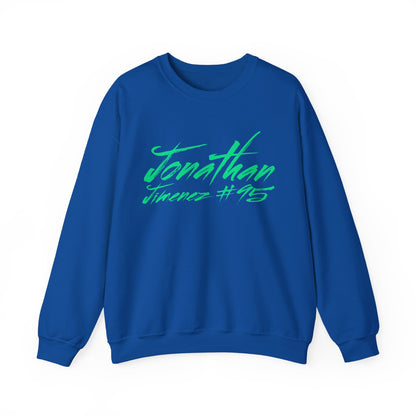 Jonathan Jimenez Cursive Name & Number Crewneck Sweatshirt