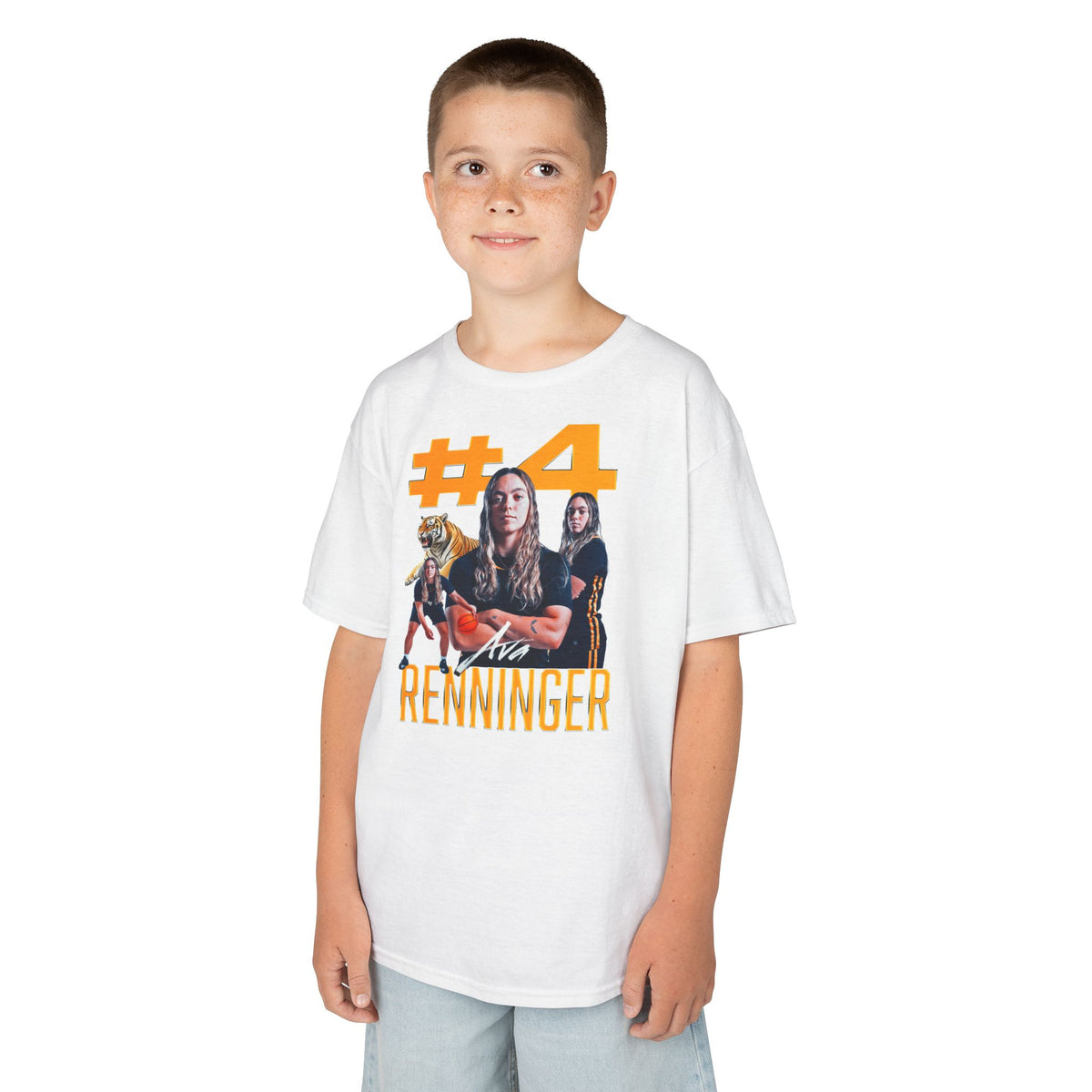 Ava Renninger Big Number Kids Tee