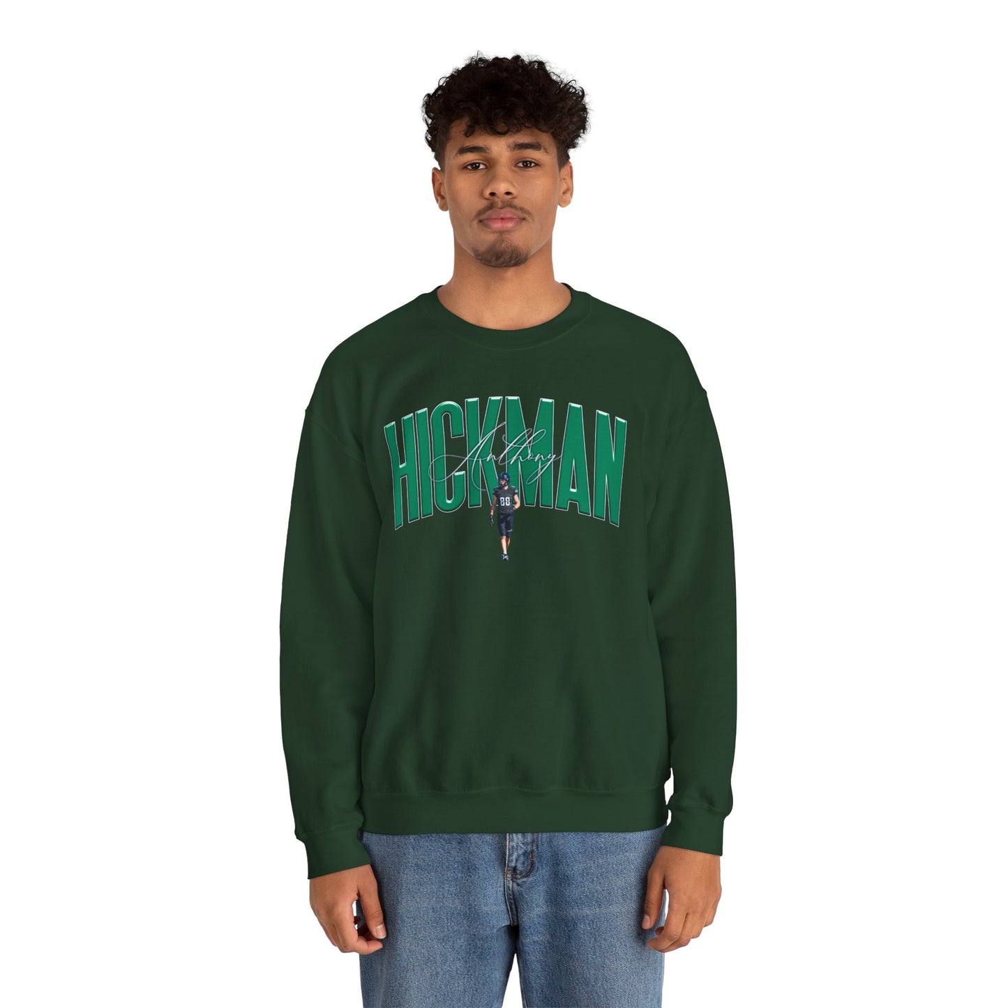 Anthony Hickman Big Last Name Crewneck Sweatshirt
