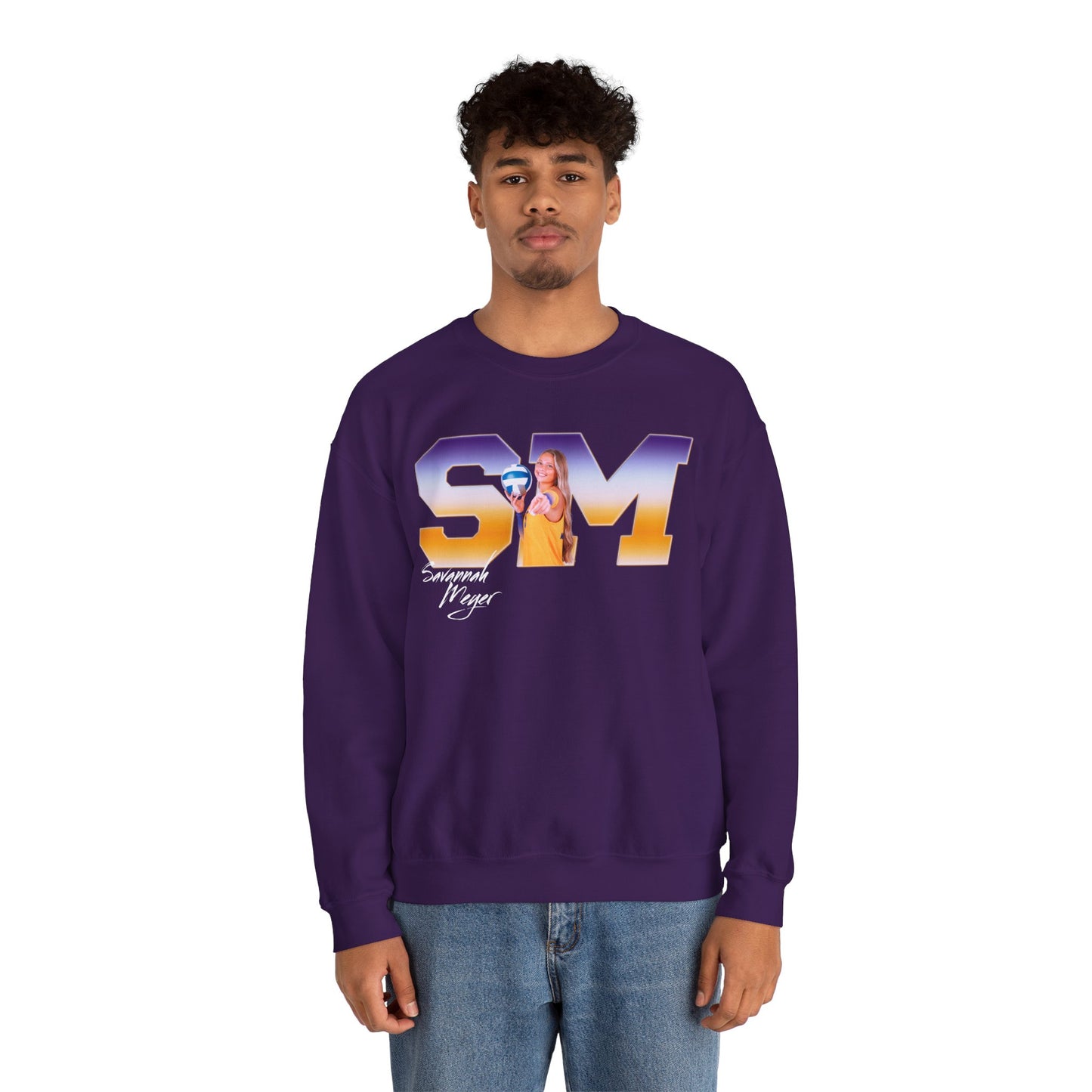 Savannah Meyer Big Initials Crewneck Sweatshirt