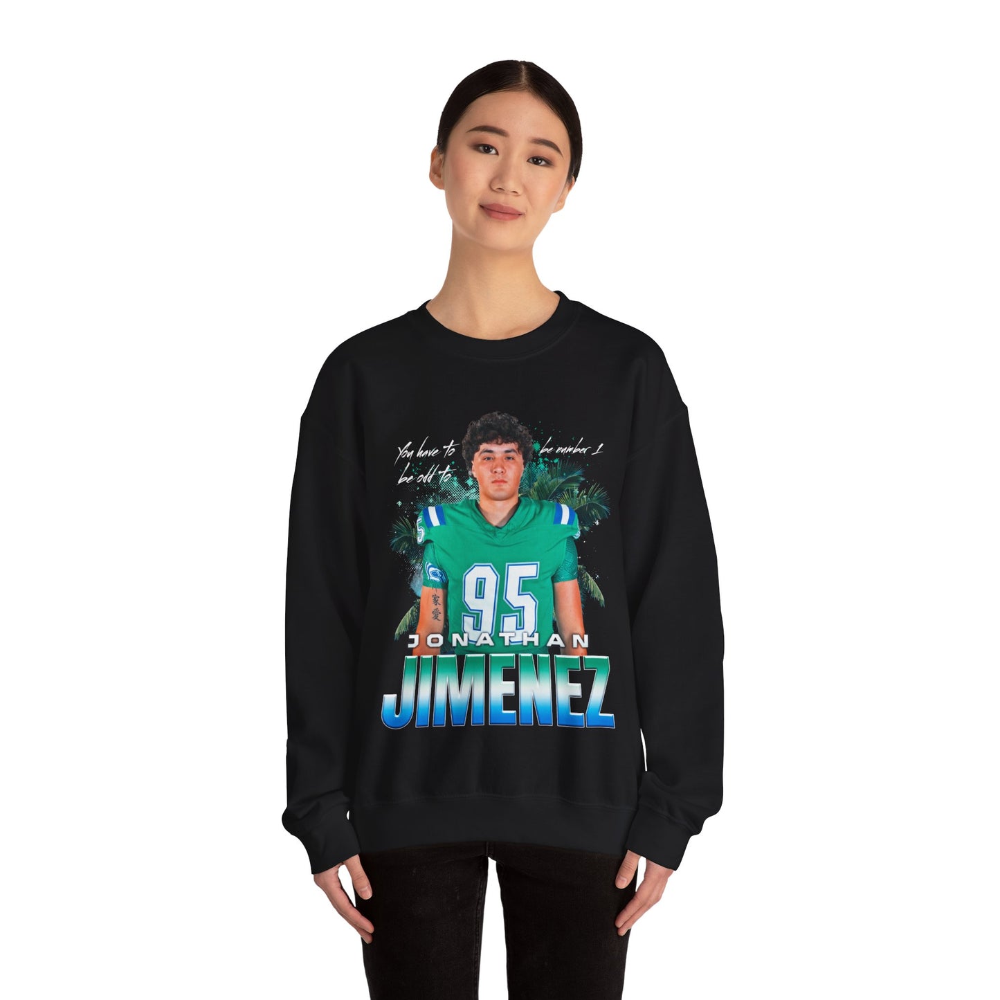 Jonathan Jimenez Featuted Quote Crewneck Sweatshirt