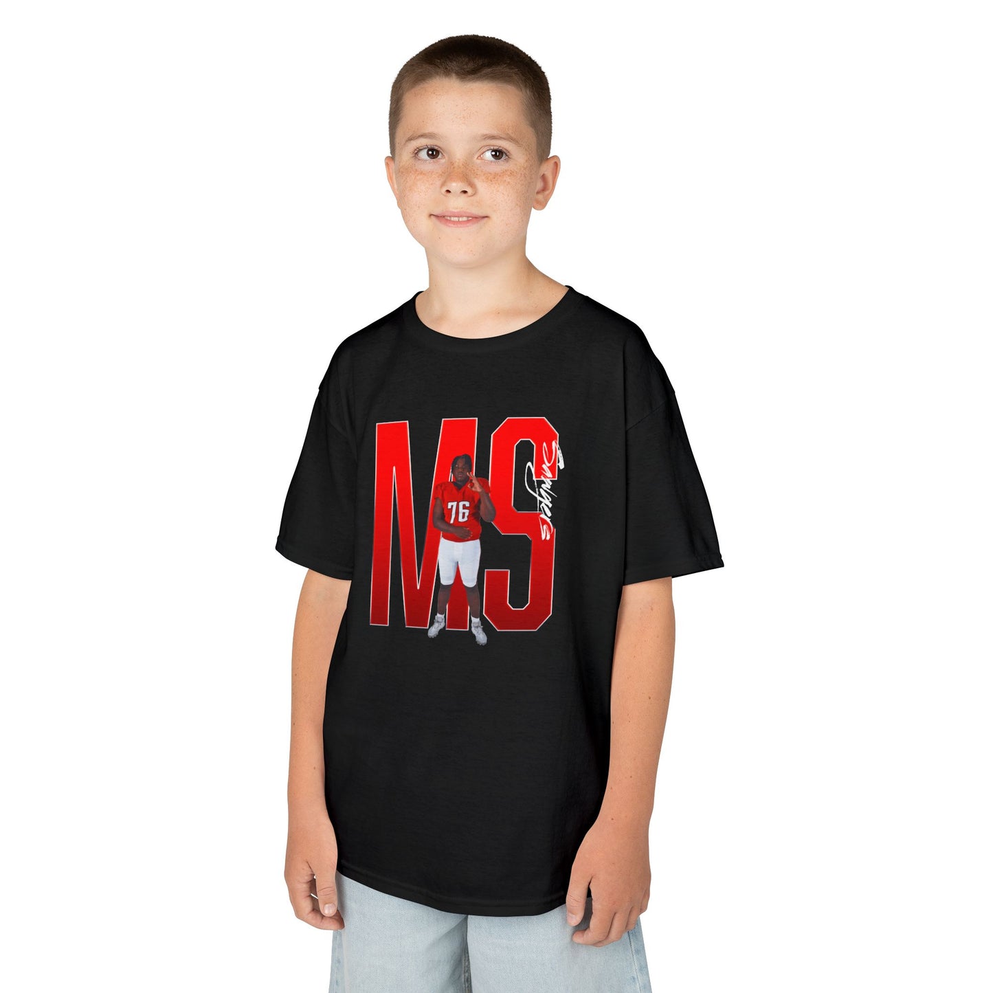 Myles Sawyers Player Icon Initials Kids Tee