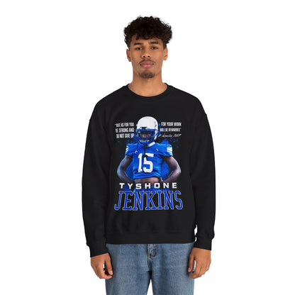 Tyshone Jenkins Featured Quote Crewneck Sweatshirt