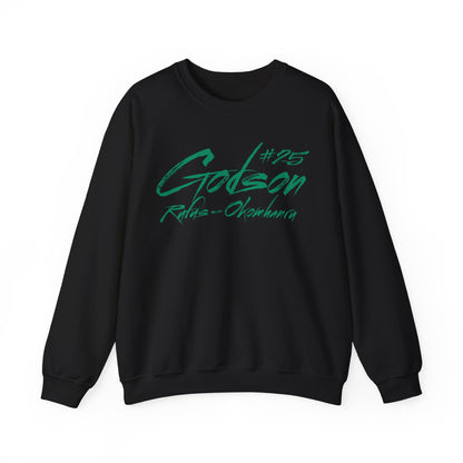 Godson Rufus-Okomhanru Cursive Name & Number Crewneck Sweatshirt