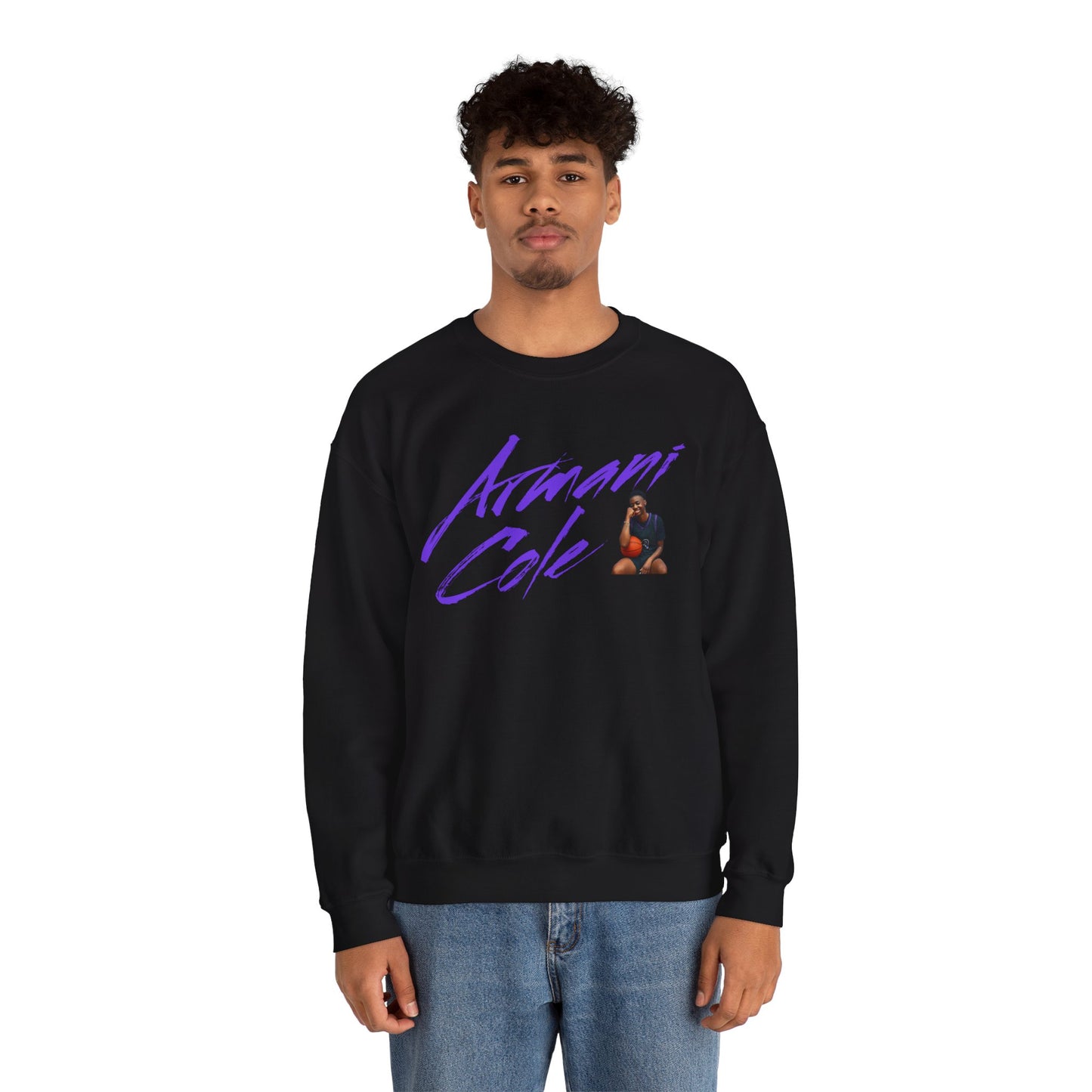 Armani Cole Cursive Crewneck Sweatshirt