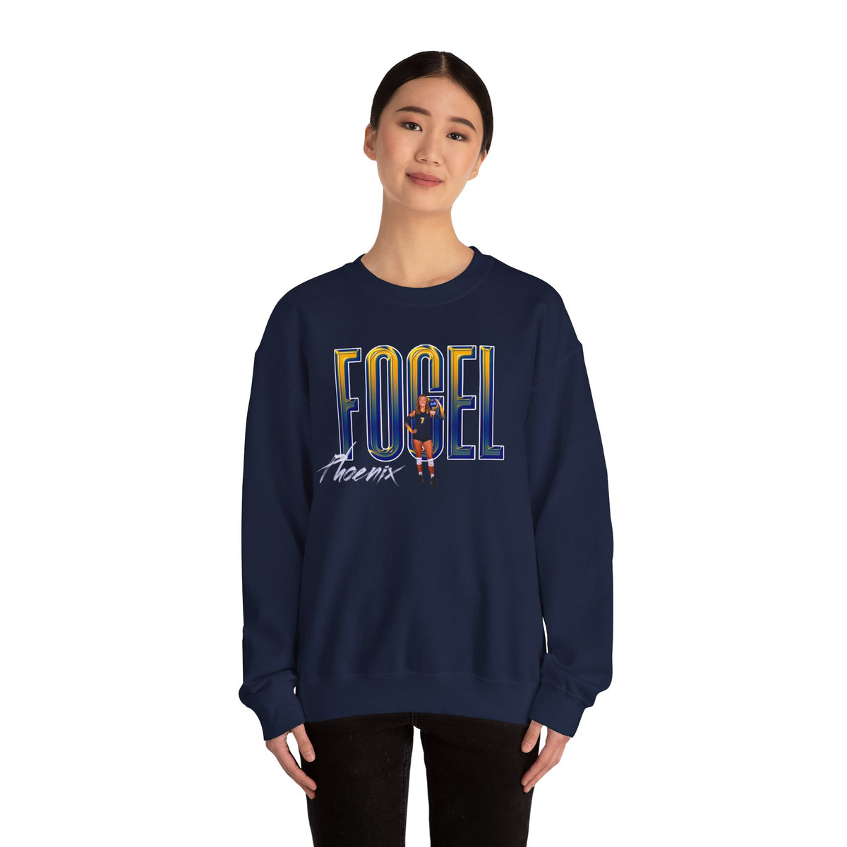 Phoenix Fogel Big Last Name Crewneck Sweatshirt