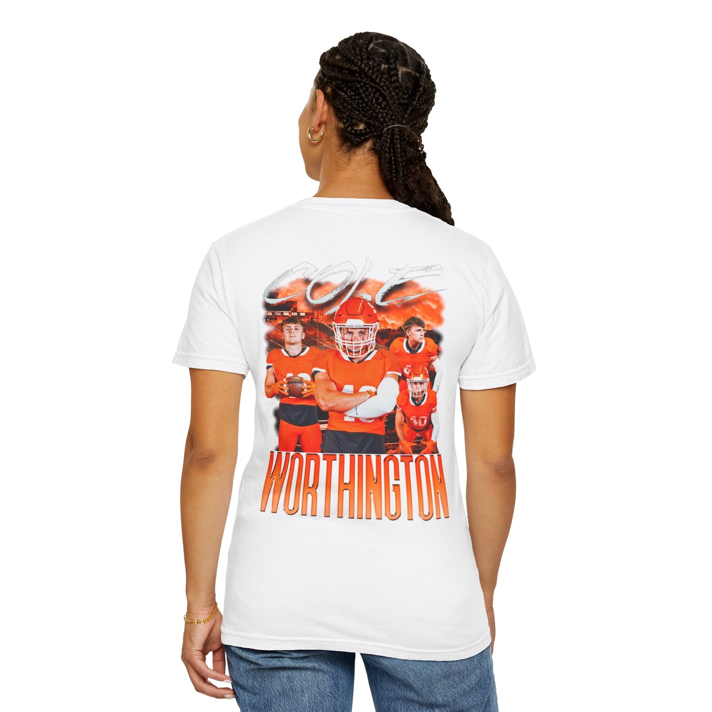 Cole Worthington Logo Front & Back Premium Tee