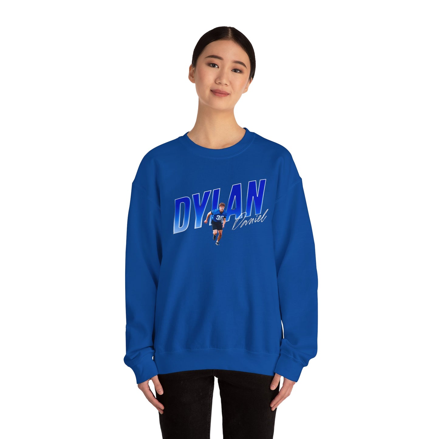 Dylan Cleary Cursive Combo Colored Crewneck Sweatshirt