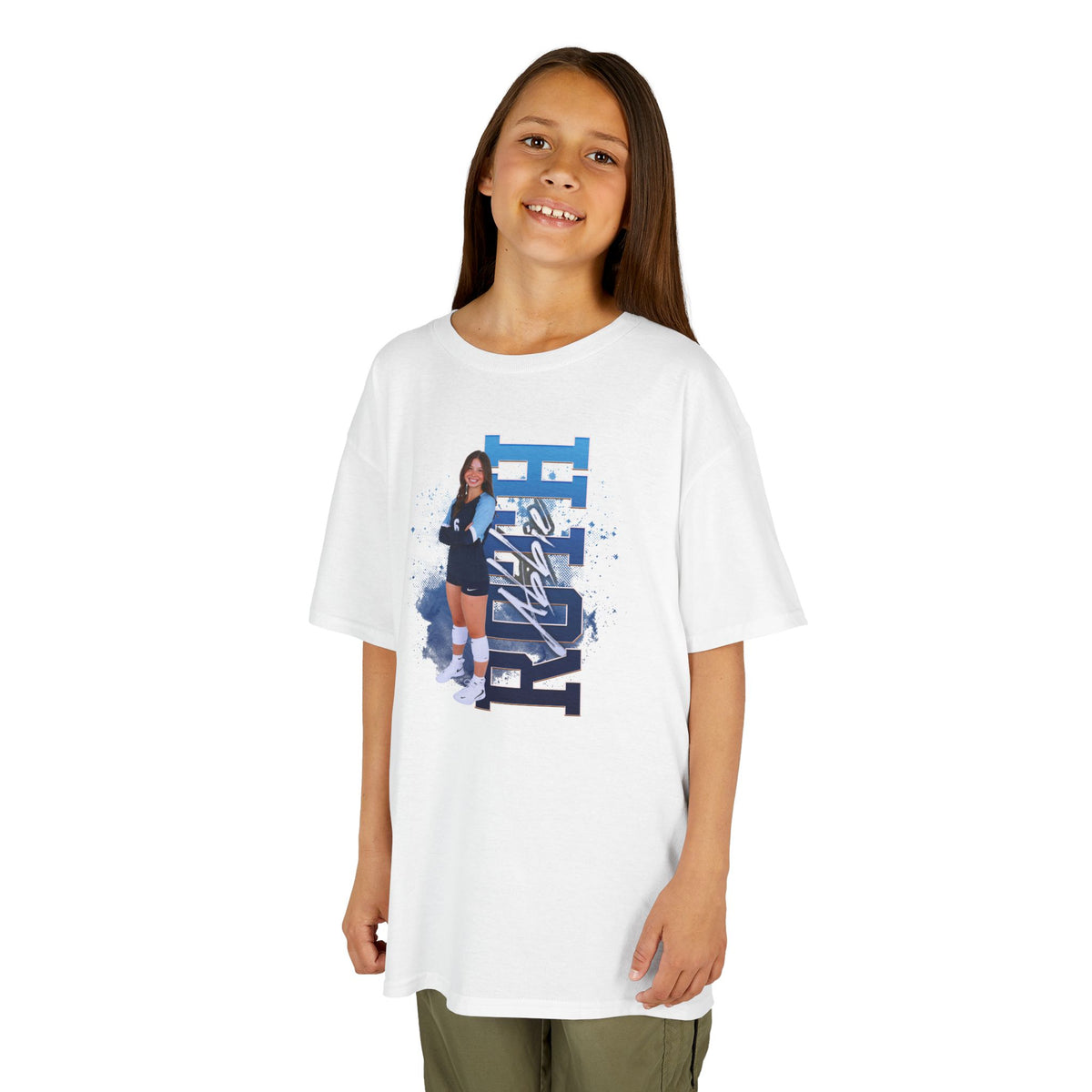 Abbie Roth Vertical Name Kids Tee