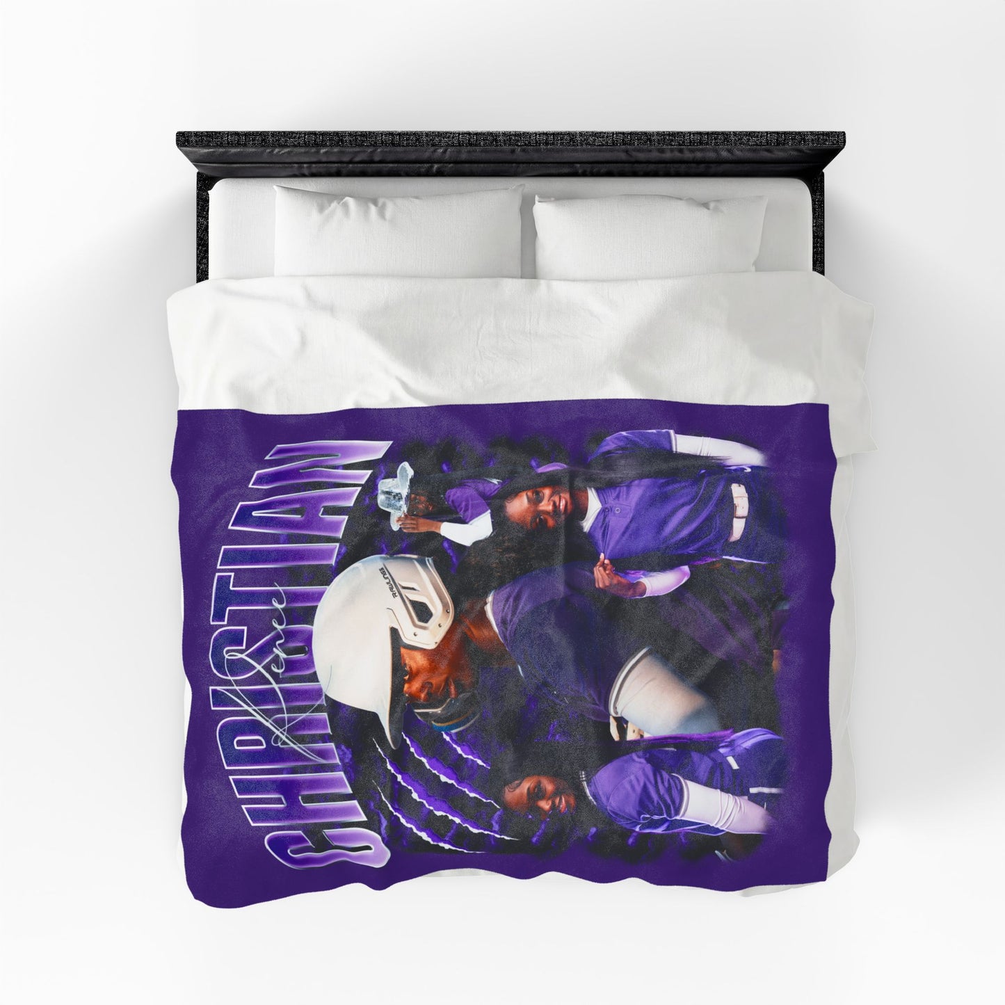 Renee Christian 60"-80" Plush Blanket