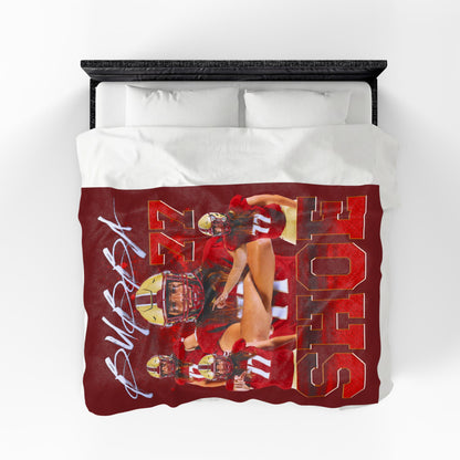Bubba Shoe 60"-80" Plush Blanket