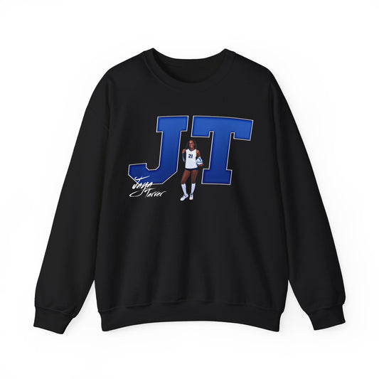 Jaya Tarver Big Initials Crewneck Sweatshirt