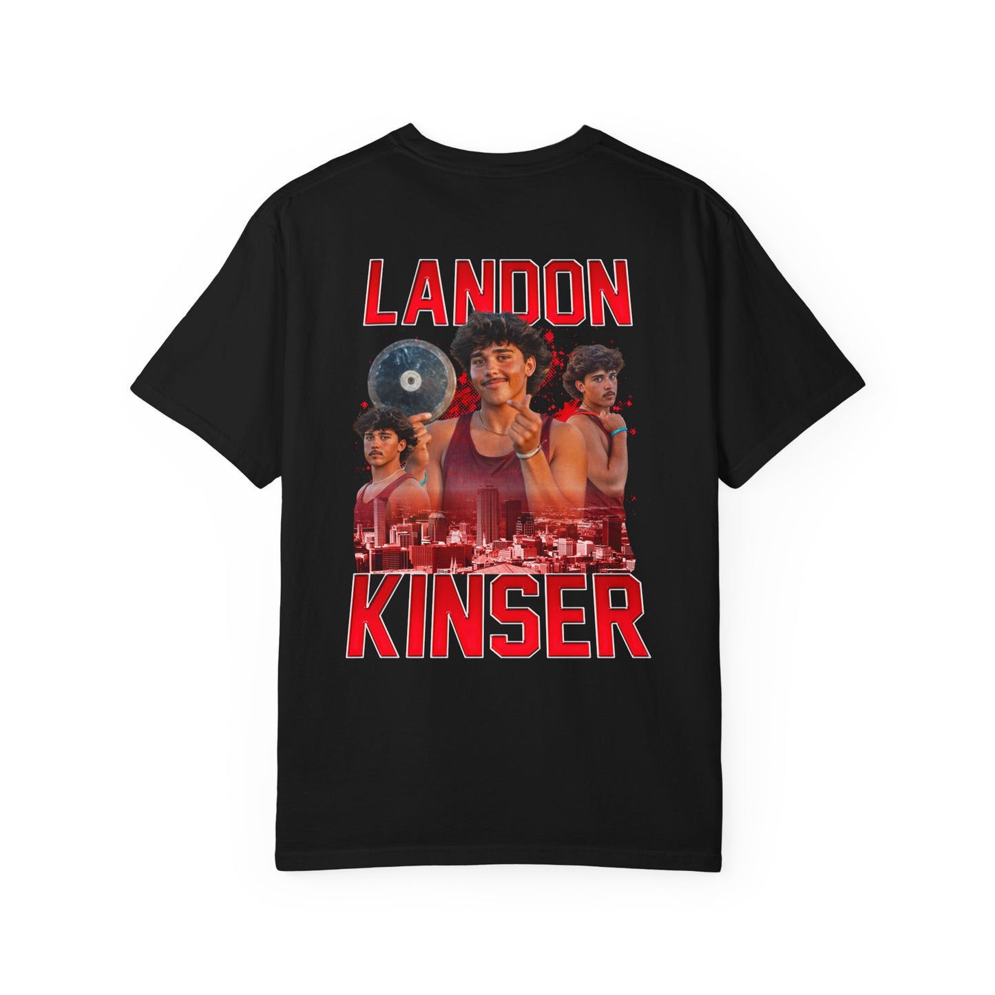 Landon Kinser Logo Front & Back Premium Tee