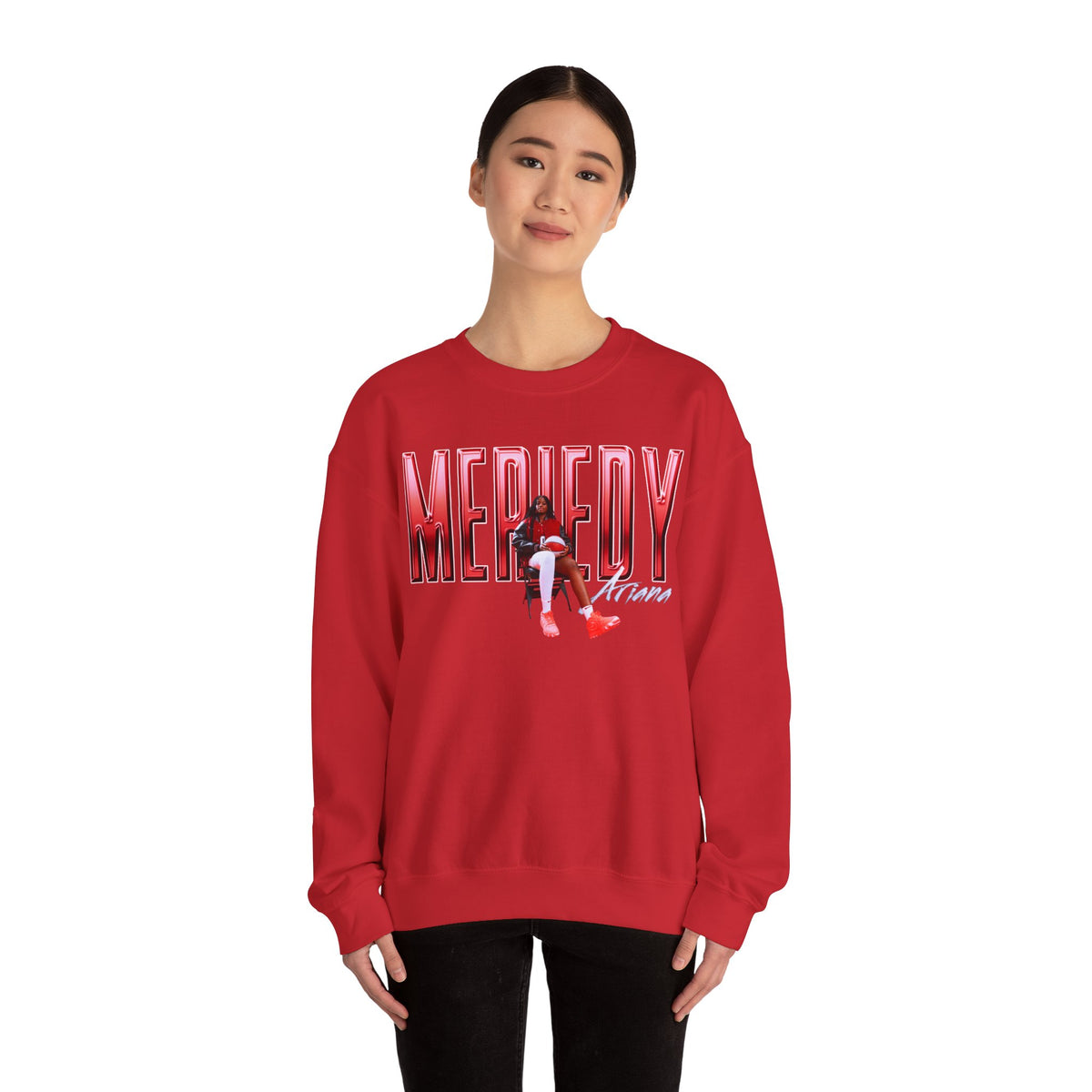 Ariana Meriedy Big Last Name Crewneck Sweatshirt