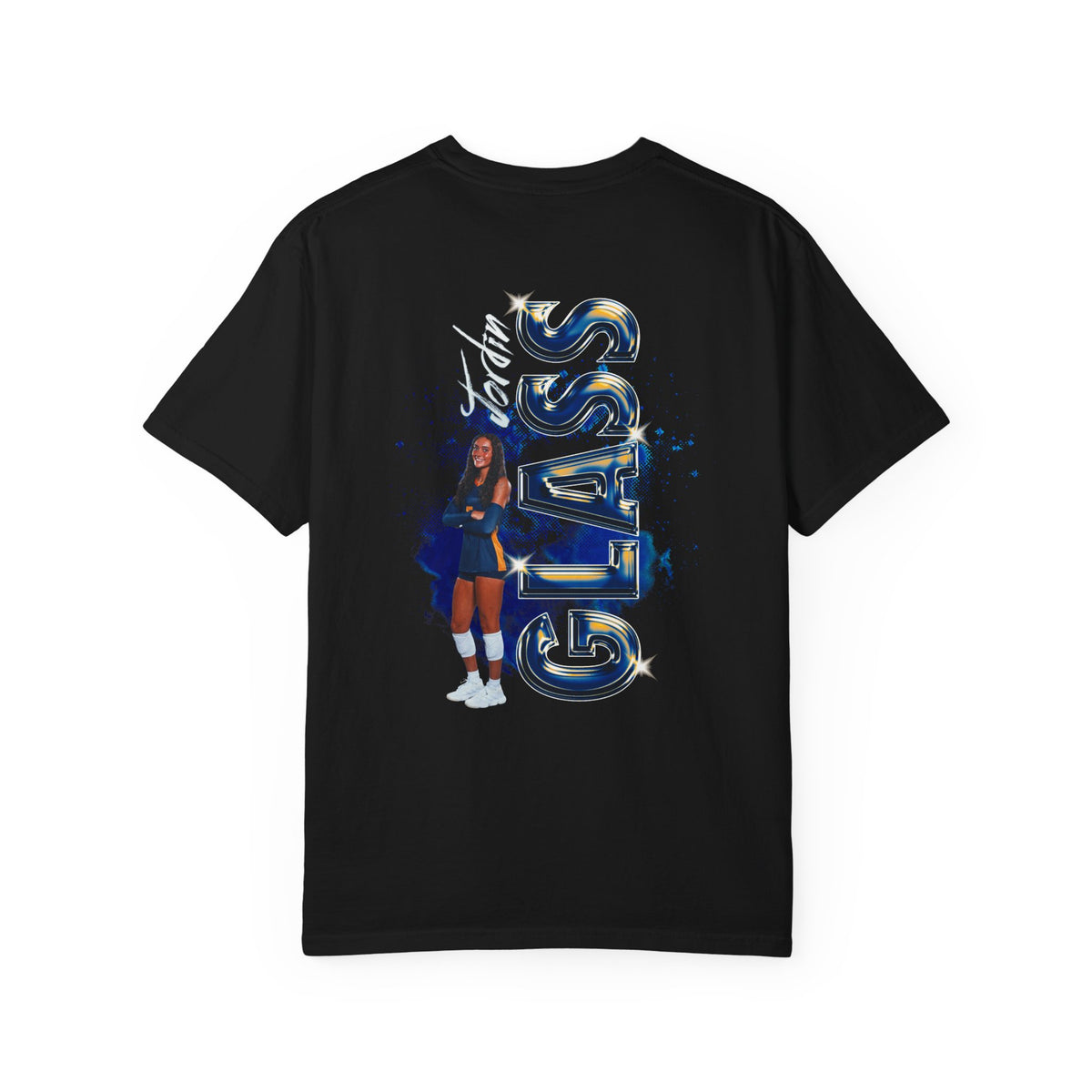 Jordin Glass Logo Front & Back Premium Tee