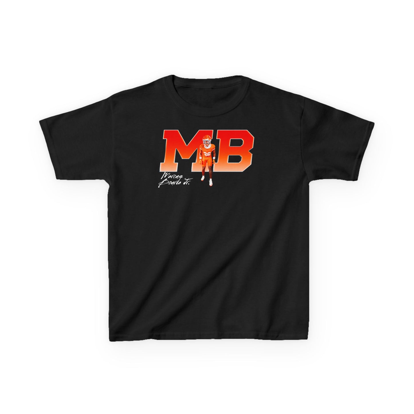 Marcus Bourda Jr. Big Initials Kids Tee