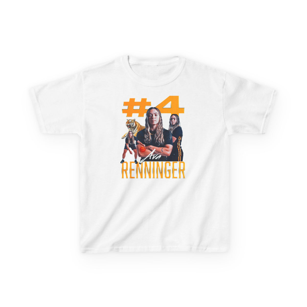 Ava Renninger Big Number Kids Tee