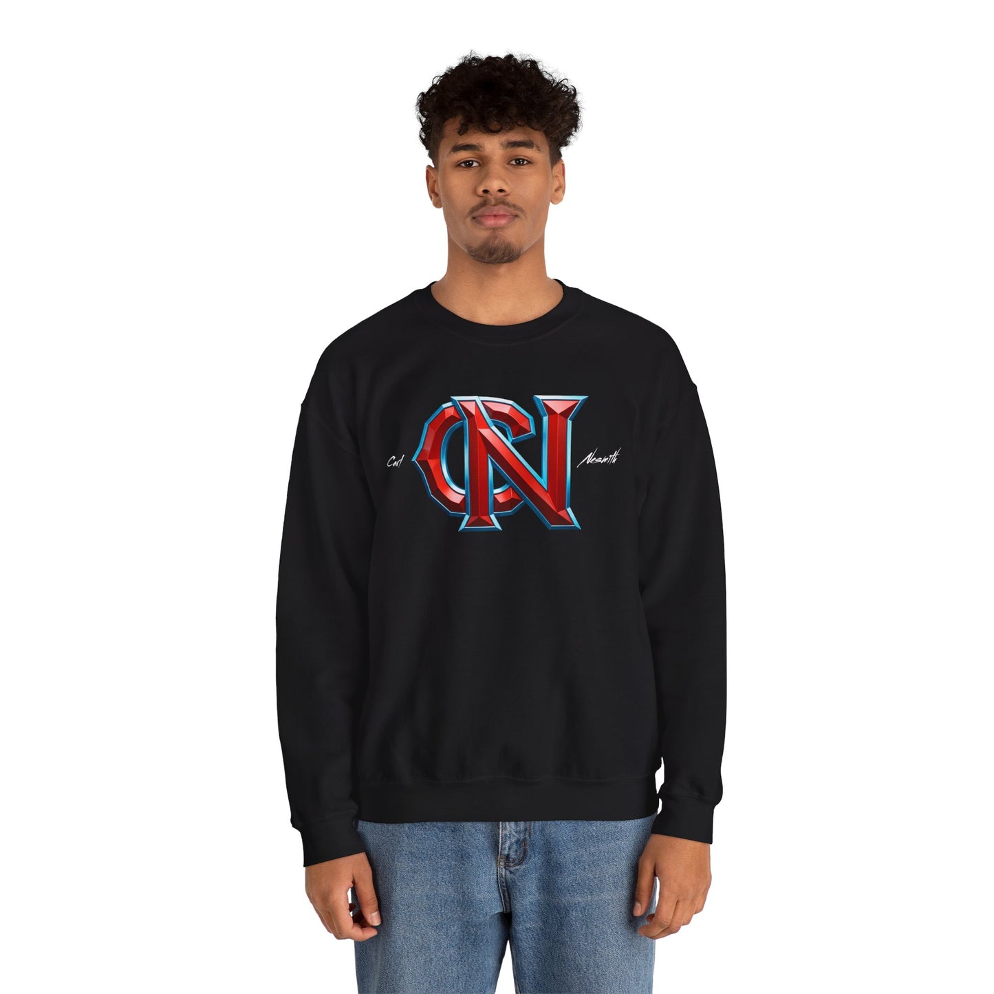 Carl Nesmith Featured Logo Crewneck Sweatshirt