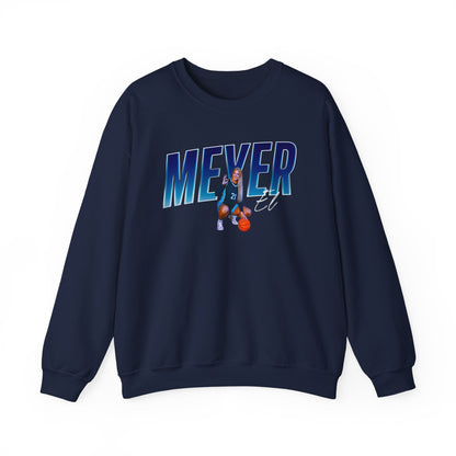 Copy of El Meyer Cursive Combo Colored Crewneck Sweatshirt
