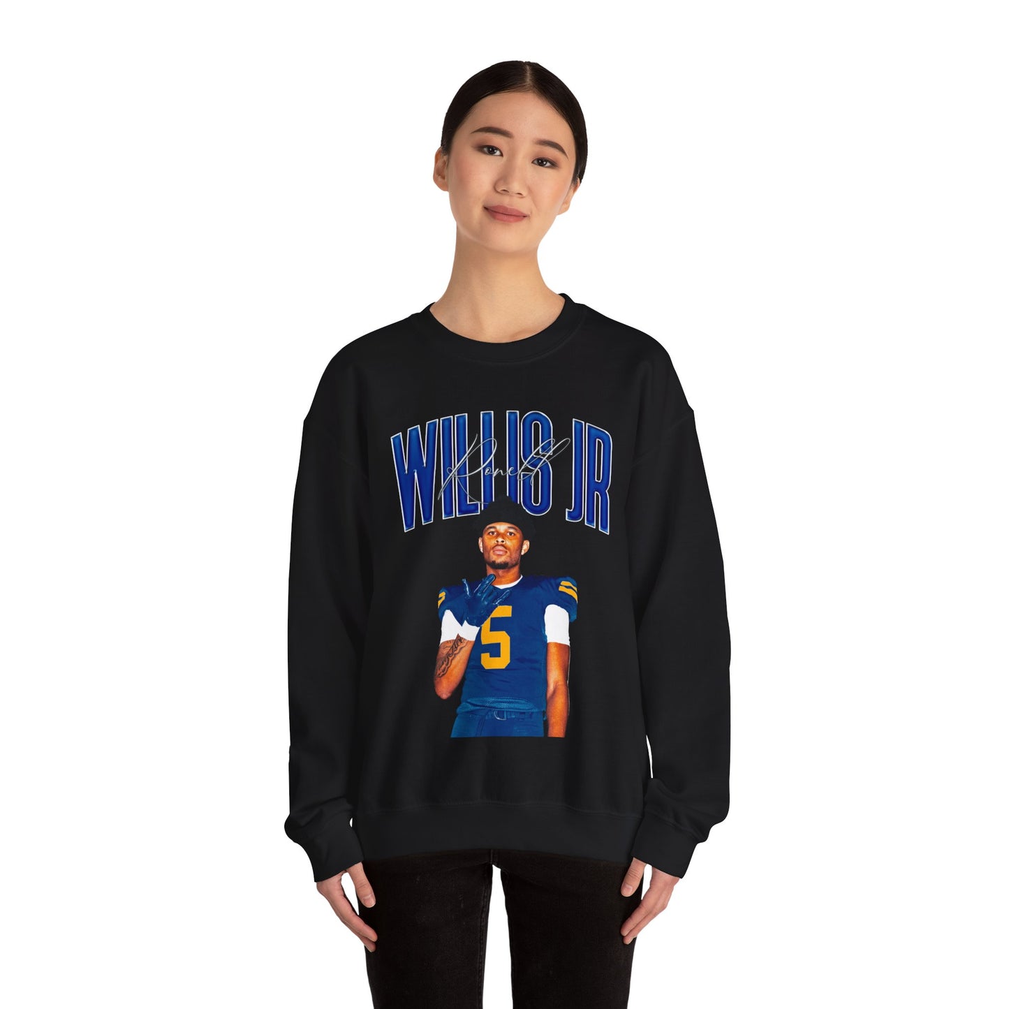 Ronell Willis Jr. Big Last Name Crewneck Sweatshirt