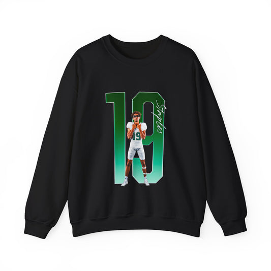 Berell Staples Player Icon Number Crewneck Sweatshirt