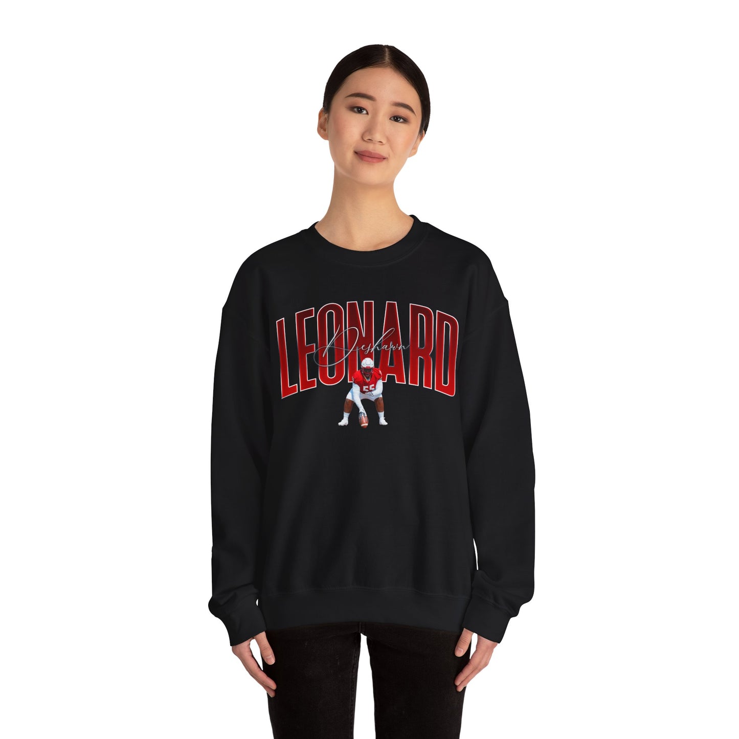 Deshawn Leonard Big Last Name Crewneck Sweatshirt