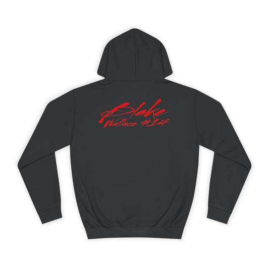 Blake Wallace Cursive Name & Number Premium Hoodie